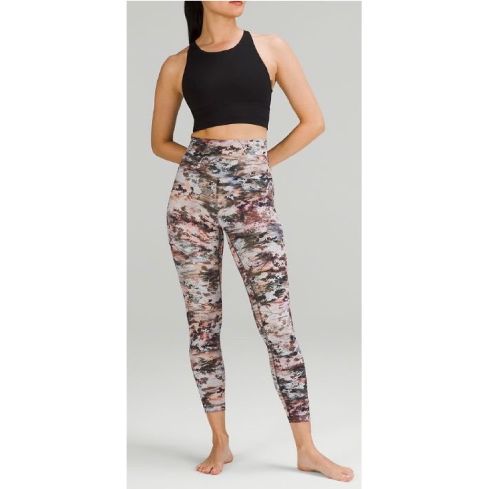 Lululemon Align High-Rise Pant 27” Active Leggings in Future Utopia Multi Size 6